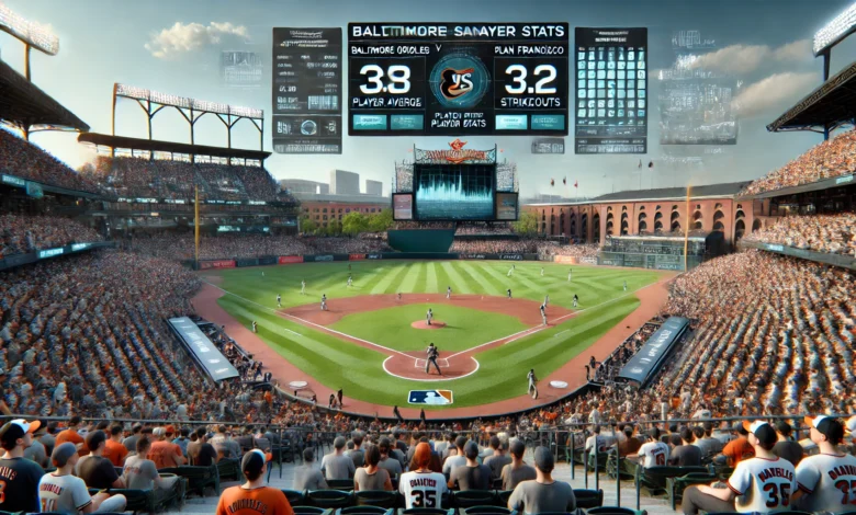 baltimore orioles vs san francisco giants match player stats