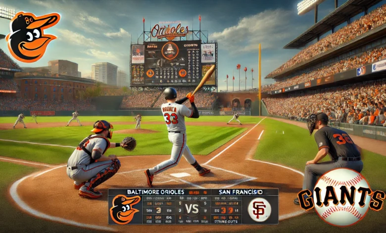 baltimore orioles vs san francisco giants match player stats