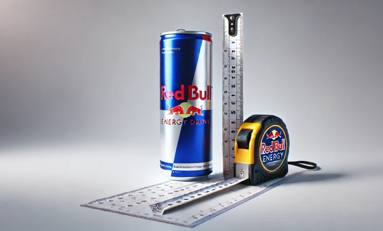 red bull can dimensions