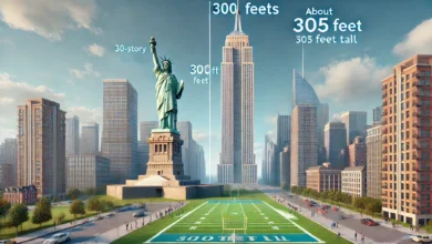 how tall is 300 feet