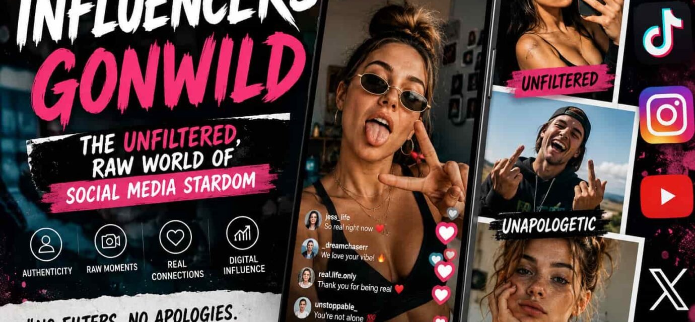 Influencersgonwild: Exploring the Raw, Unfiltered World of Social Media Fame