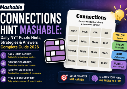 Connections Hint Mashable