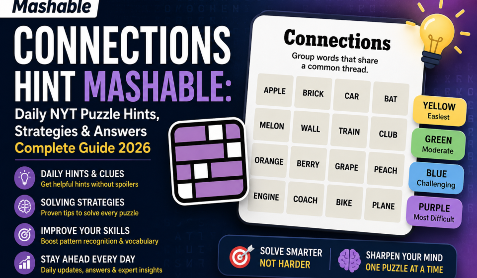 Connections Hint Mashable
