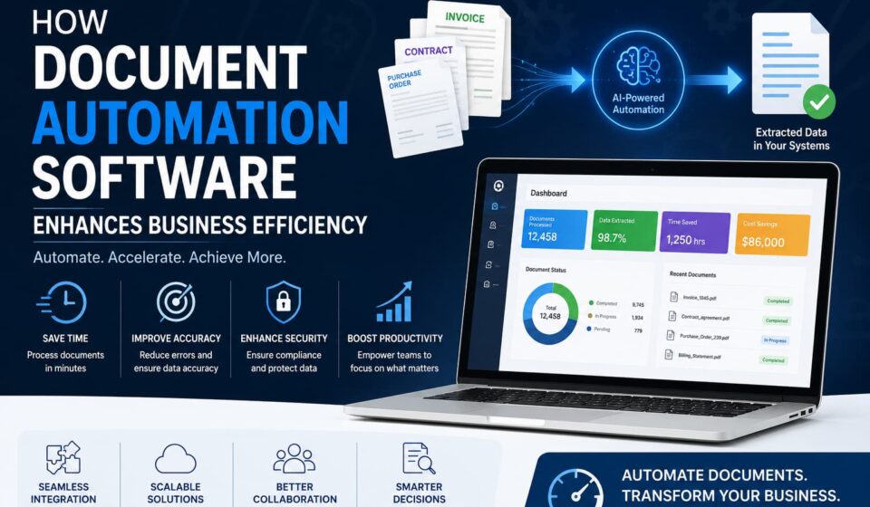 How Document Automation Software Enhances Business Efficiency