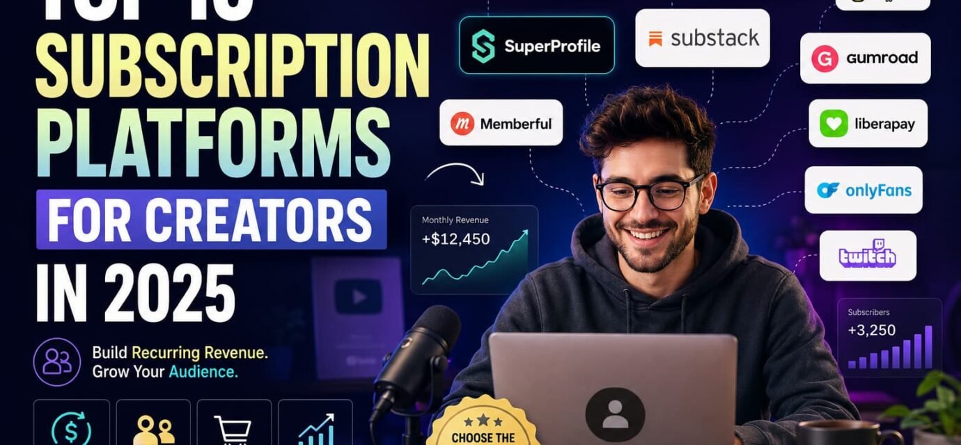 Top 10 Subscription Platforms for Creators in 2025