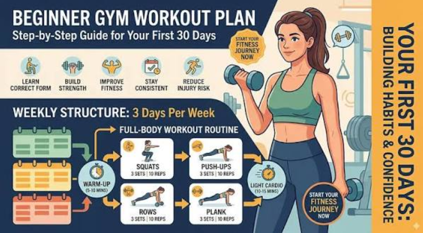 Daily Workout Plan for Beginners: A Simple Guide to Build Healthy Fitness Habits