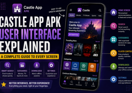 Castle App APK User Interface Explained