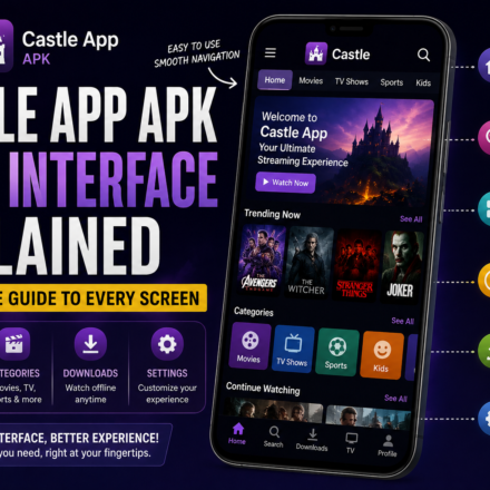 Castle App APK User Interface Explained